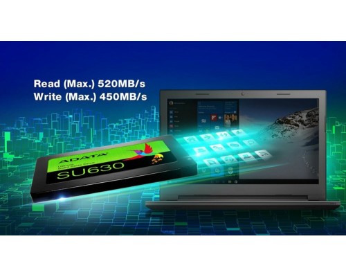 SSD ADATA Ultimate SU630 480GB 2.5&quot; SATA III 3D QLC (ASU630SS-480GQ-R) 