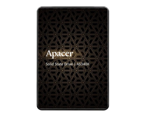 SSD Apacer AS340X 960GB 2.5" 7mm SATAIII 3D NAND Read/Write: 550/520 MB/sec (AP960GAS340XC-1)  SSD Apacer AS340X 960GB 2.5" 7mm SATAIII 3D NAND Read/Write: 550/520 MB/sec (AP960GAS340XC-1)