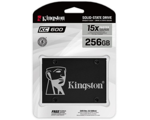 SSD Kingston KC600 256GB 2.5&quot; SATAIII (SKC600/256G) 