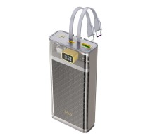 Зовнішній акумулятор HOCO J104A Discovery edition 22.5W fully compatible power bank with cable(20000mAh) Gray (6931474788962) 