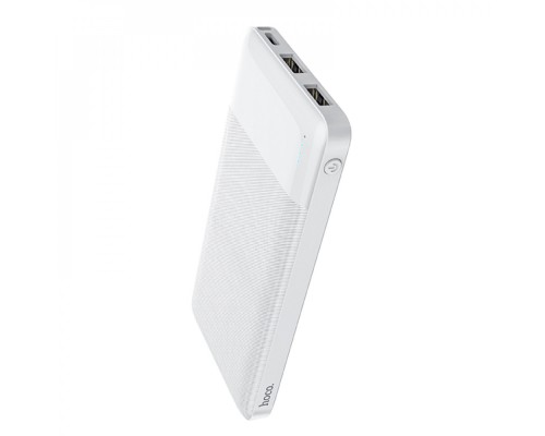 Зовнішній акумулятор HOCO J72 Easy travel power bank(10000mAh) White (6931474738387) 