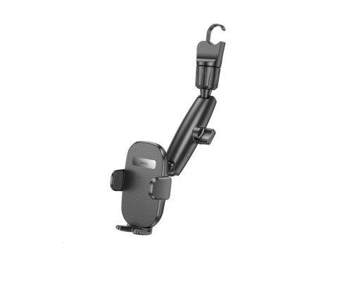 Тримач для мобільного HOCO H17 Waves rearview mirror car holder Black (6942007600521) Тримач для мобільного HOCO H17 Waves rearview mirror car holder Black (6942007600521)