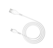 Кабель HOCO X37 USB to Type-C 3A, 1m, PVC, PVC connectors, White (6931474710512) 