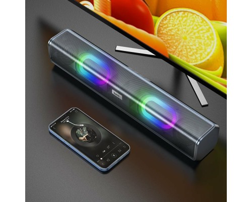 Портативна колонка HOCO BS49 Dazzling sound desktop wireless speaker Black (6931474766267) Портативна колонка HOCO BS49 Dazzling sound desktop wireless speaker Black (6931474766267)