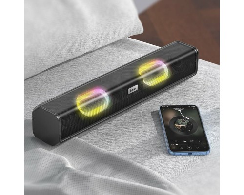 Портативна колонка HOCO BS49 Dazzling sound desktop wireless speaker Black (6931474766267) Портативна колонка HOCO BS49 Dazzling sound desktop wireless speaker Black (6931474766267)
