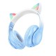 Навушники HOCO W42 Cat ears BT headphones Crystal Blue (6931474795861)
