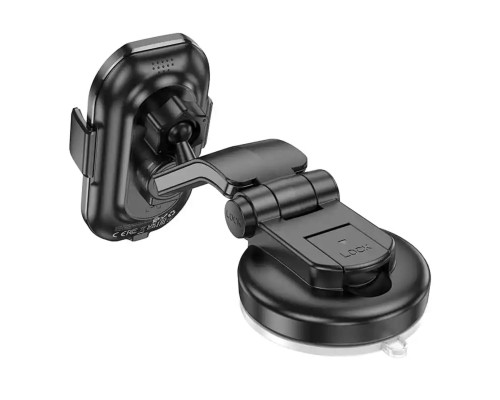 Тримач для мобільного з БЗП BOROFONE BH206 Rusher infrared wireless fast charging car holder(center console) Black (6941991103094) 