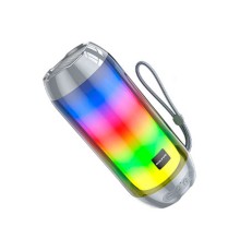 Портативна колонка BOROFONE BR25 Crazy sound colorful luminous BT speaker Gray (6974443386523)