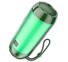 Портативна колонка BOROFONE BR25 Crazy sound colorful luminous BT speaker Dark Green (6974443386554) 