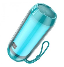 Портативна колонка BOROFONE BR25 Crazy sound colorful luminous BT speaker Peacock Blue (6974443386547)