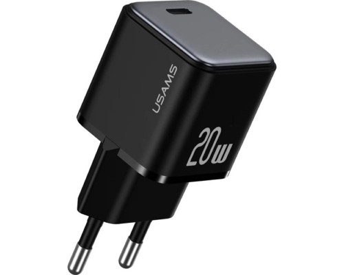 Мережевий зарядний пристрій Usams US-CC183 PD20W Single Port Fast Charger (EU)--X-ron Series Black (CC183TC01) Мережевий зарядний пристрій Usams US-CC183 PD20W Single Port Fast Charger (EU)--X-ron Series Black (CC183TC01)