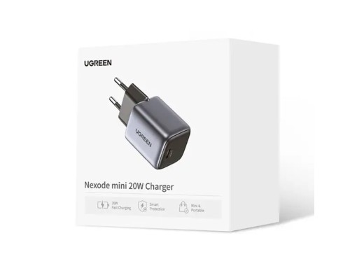 Зарядний пристрій UGREEN CD318 Nexode mini 20W Charger EU (UGR-90664) (UGR-90664) Зарядний пристрій UGREEN CD318 Nexode mini 20W Charger EU (UGR-90664) (UGR-90664)