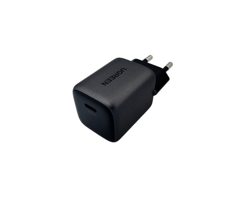 Зарядний пристрій UGREEN CD319 USB-C GaN Fast Charger 30W EU (Space Gray)(UGR-90666) (UGR-90666) 