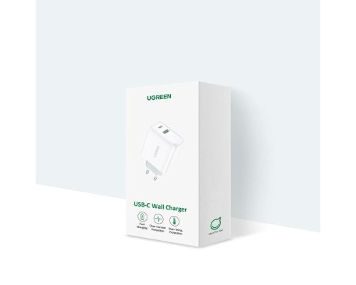 Зарядний пристрій UGREEN CD170 38W USB-C Wall Charger EU (White) (UGR-60468) (UGR-60468) Зарядний пристрій UGREEN CD170 38W USB-C Wall Charger EU (White) (UGR-60468) (UGR-60468)