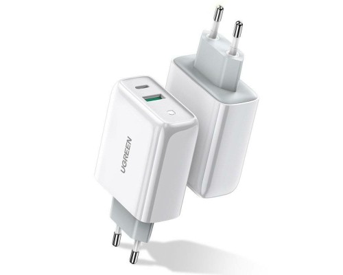 Зарядний пристрій UGREEN CD170 38W USB-C Wall Charger EU (White) (UGR-60468) (UGR-60468) Зарядний пристрій UGREEN CD170 38W USB-C Wall Charger EU (White) (UGR-60468) (UGR-60468)