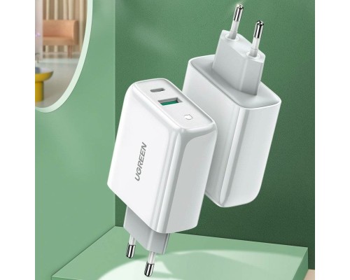 Зарядний пристрій UGREEN CD170 38W USB-C Wall Charger EU (White) (UGR-60468) (UGR-60468) Зарядний пристрій UGREEN CD170 38W USB-C Wall Charger EU (White) (UGR-60468) (UGR-60468)