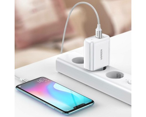Зарядний пристрій UGREEN CD170 38W USB-C Wall Charger EU (White) (UGR-60468) (UGR-60468) Зарядний пристрій UGREEN CD170 38W USB-C Wall Charger EU (White) (UGR-60468) (UGR-60468)