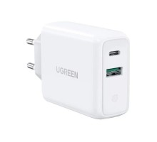 Зарядний пристрій UGREEN CD170 38W USB-C Wall Charger EU (White) (UGR-60468) (UGR-60468) 