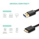 Кабель UGREEN US130 USB 3.0 A Male to Micro USB 3.0 Type B Male Cable 1m (Black) (UGR-10841) (UGR-10841) 