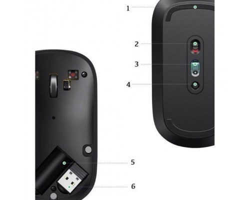 Миша UGREEN MU001 Portable Wireless Mouse (Black) (UGR-90372) Миша UGREEN MU001 Portable Wireless Mouse (Black) (UGR-90372)