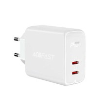 Мережевий зарядний пристрій ACEFAST A9 PD40W(USB-C+USB-C) dual port charger White (AFA9W)
