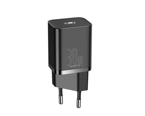 Мережевий зарядний пристрій Baseus Super Si quick charger IC 30W EU Black (CCSUP-J01) Мережевий зарядний пристрій Baseus Super Si quick charger IC 30W EU Black (CCSUP-J01)