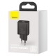Мережевий зарядний пристрій Baseus Super Si quick charger IC 30W EU Black (CCSUP-J01)