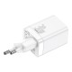 Мережевий зарядний пристрій Baseus Super Si Pro Quick Charger C+U 30W EU White (CCSUPP-E02)