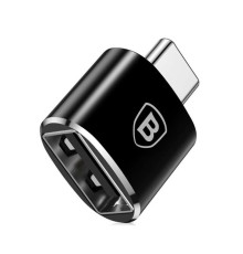 Адаптер Baseus USB Female To Type-C Male Adapter Converter Black (CATOTG-01)