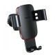 Тримач для мобiльного Baseus Metal AgeⅡ Gravity Car Mount(Round Air Vent Version)Black (SUJS030001)