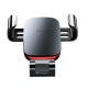 Тримач для мобiльного Baseus Metal AgeⅡ Gravity Car Mount(Round Air Vent Version)Black (SUJS030001)
