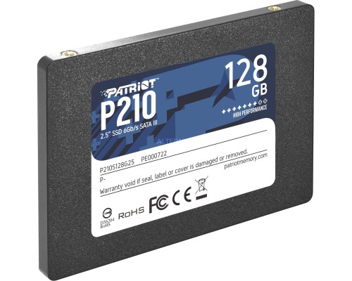 SSD Patriot P210 128GB 2.5" 7mm SATAIII 3D QLC (P210S128G25) SSD Patriot P210 128GB 2.5" 7mm SATAIII 3D QLC (P210S128G25)