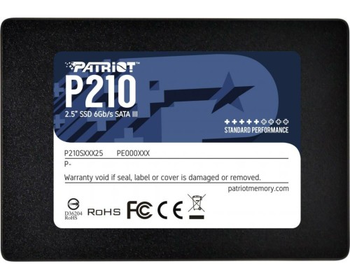 SSD Patriot P210 128GB 2.5" 7mm SATAIII 3D QLC (P210S128G25) SSD Patriot P210 128GB 2.5" 7mm SATAIII 3D QLC (P210S128G25)