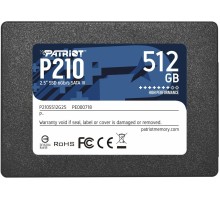 SSD Patriot P210 512GB 2.5&quot; 7mm SATAIII 3D QLC (P210S512G25) 