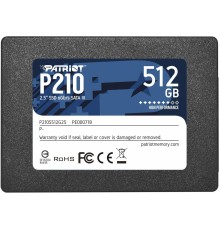 Накопичувач SSD Patriot P210 512GB 2.5" 7mm SATAIII 3D QLC (P210S512G25)
