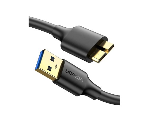 Кабель UGREEN US130 USB 3.0 A Male to Micro USB 3.0 Male Cable 2m (Black)(UGR-10843) (UGR-10843) Кабель UGREEN US130 USB 3.0 A Male to Micro USB 3.0 Male Cable 2m (Black)(UGR-10843) (UGR-10843)