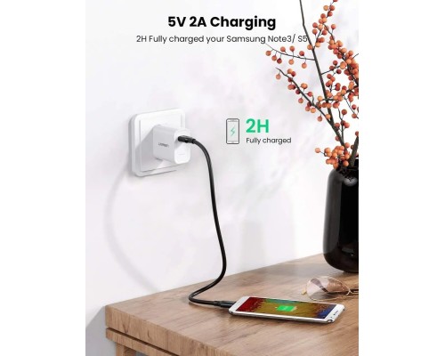 Кабель UGREEN US130 USB 3.0 A Male to Micro USB 3.0 Male Cable 2m (Black)(UGR-10843) (UGR-10843) Кабель UGREEN US130 USB 3.0 A Male to Micro USB 3.0 Male Cable 2m (Black)(UGR-10843) (UGR-10843)