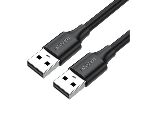Кабель UGREEN US102 USB 2.0 A Male to A Male Cable 1m (Black)(10309) (UGR-10309) 