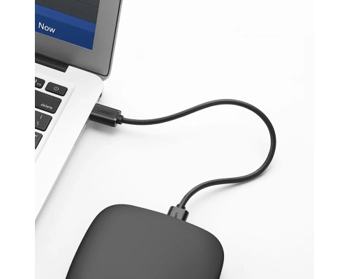 Кабель UGREEN US102 USB 2.0 A Male to A Male Cable 1m (Black)(10309) (UGR-10309) 