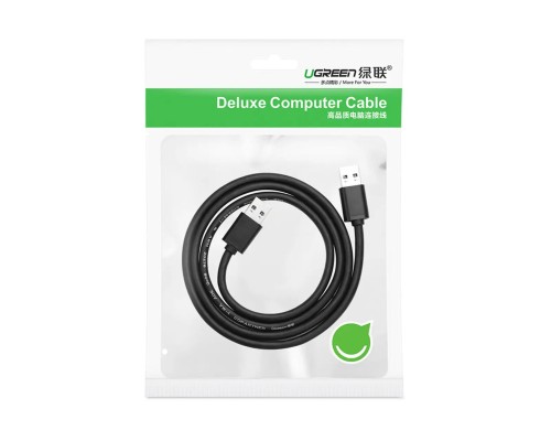 Кабель UGREEN US102 USB 2.0 A Male to A Male Cable 1m (Black)(10309) (UGR-10309) 