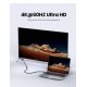 Кабель UGREEN US353 USB-C/M to USB-C/F Gen2 5A Extension Cable 1m (Black)(UGR-10387) (UGR-10387) 
