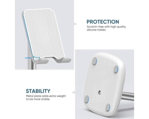 Тримач для телефона UGREEN LP177 Desktop Phone Stand (Silver)(UGR-60343) (UGR-60343) Тримач для телефона UGREEN LP177 Desktop Phone Stand (Silver)(UGR-60343) (UGR-60343)