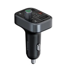 АЗП з FM-модулятором Baseus S-09 Pro Series Car FM Transmitter Cluster Black (C10762200113-00)