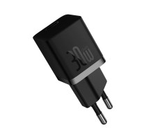Мережевий зарядний пристрій Baseus GaN5 Fast Charger(mini) 1C 30W EU Black (CCGN070401) 