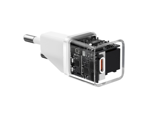 Мережевий зарядний пристрій Baseus GaN5 Fast Charger(mini) 1C 20W EU White (CCGN050102) Мережевий зарядний пристрій Baseus GaN5 Fast Charger(mini) 1C 20W EU White (CCGN050102)