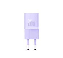 Мережевий зарядний пристрій Baseus GaN5 Fast Charger(mini) 1C 20W EU Purple (CCGN050105) 