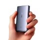 Мережевий зарядний пристрій Baseus GaN5 Pro Ultra-Slim Fast Charger C+U 65W Gray((With Mini White Cable Type-C to Type-C 100W(20V/5A) 1m Black) (CCGP150113)