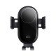 Тримач для мобiльного з БЗП Baseus LightChaser Series Wireless Charging Electric Car Mount 15W Cosmic Black (C40355900121-00)
