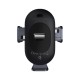 Тримач для мобiльного з БЗП Baseus LightChaser Series Wireless Charging Electric Car Mount 15W Cosmic Black (C40355900121-00)
