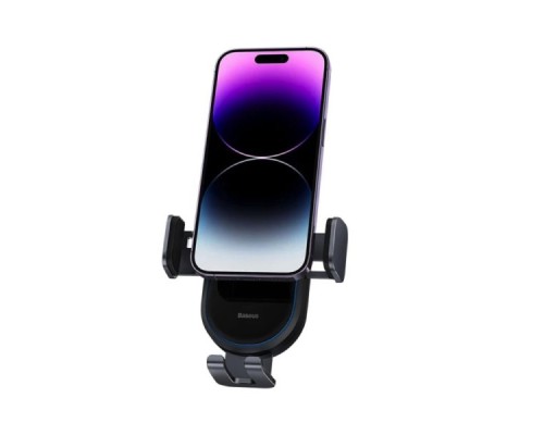 Тримач для мобiльного з БЗП Baseus LightChaser Series Wireless Charging Electric Car Mount 15W Cosmic Black (C40355900121-00) Тримач для мобiльного з БЗП Baseus LightChaser Series Wireless Charging Electric Car Mount 15W Cosmic Black (C40355900121-00)